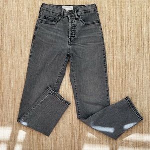 Everlane High Rise Straight Leg Jeans